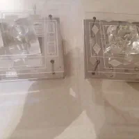 چراغ سقفی تزیینی بادو نور زرد وآبی