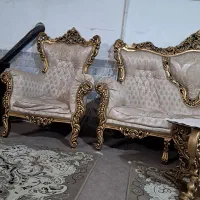 مبل سلطنتی ۹ نفره|مبلمان خانگی و میز عسلی|قوچان, |دیوار