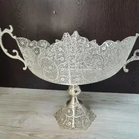 کشکول ملیله جنس مس آبکاری نقره|صنایع دستی و سایر لوازم تزئینی|اصفهان, پوریای ولی|دیوار