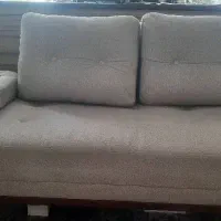 مبل تخت خواب شو ۶ نفره با پاف در حد نو