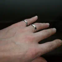 حلقه ی نامزدی نقرهِ ی رادیوم نوعه نو ...