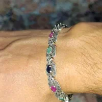 دستبند نقره دست‌ساز اصیل
