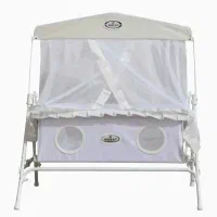 تخت و گهواره کنار مادر...نوزادی.رنگ کرمی