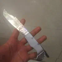 چاقو هشت دنده کامل استیل دو رنگست