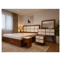 / تخت خواب   مدل لیندا جنس ملامینه *