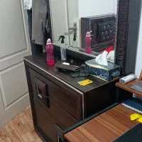 سرویس کامل خواب با تخت دونفره|تخت و سرویس خواب|فردیس, سپید دشت|دیوار