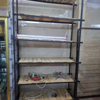 قفسه چوبی جهت انبار ومغازه