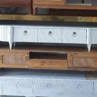 کنسول و میز تلوزیون حصیری بامبو|بوفه، ویترین، کنسول|اردبیل, |دیوار