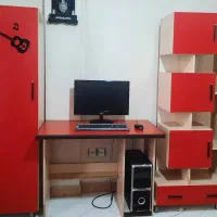 ست میز کامپیوتر وکمد وکتابخانه