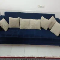 فروش یک دست مبلمان تخت شو ۸نفره|مبلمان خانگی و میز عسلی|شهر بابک, |دیوار