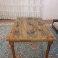 میز چهار نفره چوب روس