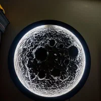 ماه سایز بزرگ|ریسه و چراغ تزئینی|باقرشهر, |دیوار