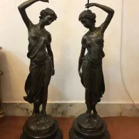 شمعدان آناهیتا مجسمه برنز