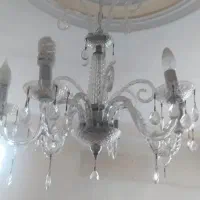 ۳عدد لوستر کریستال اصل چک قدیمی|لوستر و چراغ آویز|کرمانشاه, |دیوار