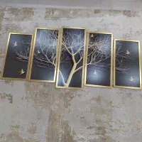 تابلو ۵ تکه طرح درخت