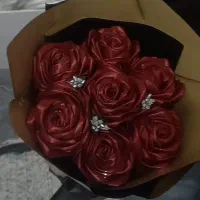 دسته گل روبانی