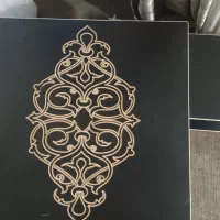 میز وسط مبلی  و عسلی ام دی اف ترک شیشه 8میل