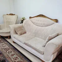 مبل راحتی ۷ نفره مجلل با پارچه ترک