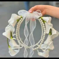 دسته گل مرواریدی عروس، دست ساز و ماندگار|گل مصنوعی|تهران, دهقان|دیوار