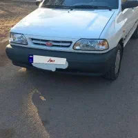 سواری پراید سفید