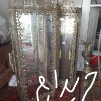 لوازم برنزی آیینه شمعدان برنجی لوستر ساعت بوفه و.