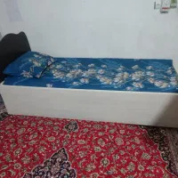 تخت خواب یکنفره بهمراه تشک