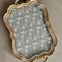 فروش سینی های پتینه کف دانتل