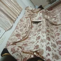 پرده ساتن دوتیکه