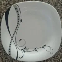 ظروف آرکوپال ۱۲ نفره مربعی در حد نو