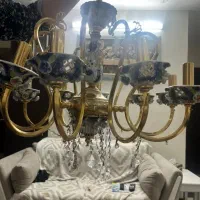 لوستر ۱۰ شاخه تمیز وسالم