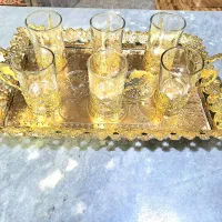 ست چای خوری طلایی