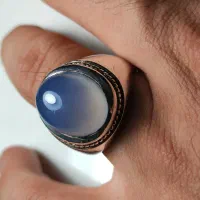 عقیق کبود یمنی دستساز|جواهرات|قم, صفائیه|دیوار