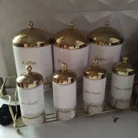 پاسماوری ست هشت تیکه درب طلایی