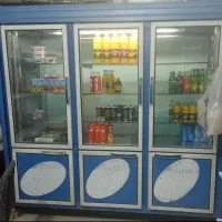 فروش یخچال سه در ، قفسه ، استند سیگار و چیپس و دخل