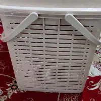 سبد پلاستیکی مسافرتی دو عدد|ظروف نگهدارنده، پلاستیکی، یک‌بارمصرف|پاکدشت, پاکدشت (مامازند)|دیوار