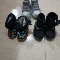 نیم بوت دخترانه سایز24 و 26