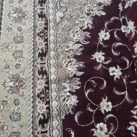 قالی ۱۲متری ۵۰۰شانه رنگ زرشکی