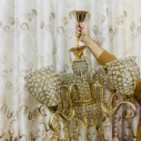 تعدادی لوستر کوچیک و بزرگ|لوستر و چراغ آویز|بهبهان, |دیوار