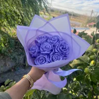 گل های روبانی زیبا|گل مصنوعی|بروجرد, |دیوار