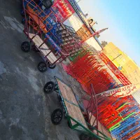 (گاری جمع آوری ضایعات)چهار چرخ دستی حمل بارضایعاتی