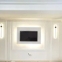 اجرای تخصصی قاب‌بندی دیوار و TV Wall (نصب یک‌روزه)