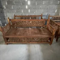 گره چینی تخت سنتی چوب روس|مبلمان خانگی و میز عسلی|بوشهر, |دیوار