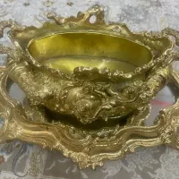 کشکول با سینی جنس برنجی نو