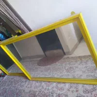 دوعددآینه بزرگ ودکور