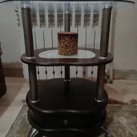 میز تلفن  ۳ طبقه کاملا نو بدون زدگی