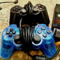PS2 پلی استیشن فلشخور با فلش و مموری۲دسته تمیز|کنسول، بازی ویدئویی و آنلاین|رباط‌کریم, نصیرشهر|دیوار