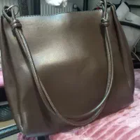 کیف قهوه ای چرم