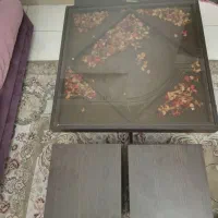 میز عسلی قهوهای