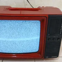 تلویزیون سیاه سفید قدیمی سیمین صحیح وسالم