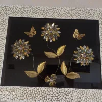 تابلو گل و پروانه